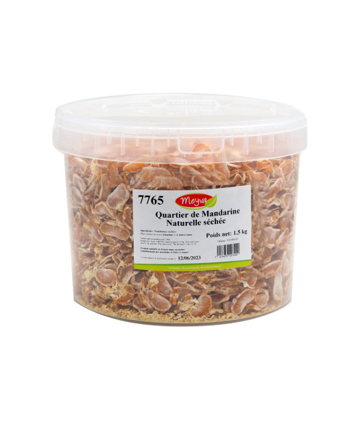 SEAU MEYVA - QUARTIER MANDARINE SECHEE NATURELLE - 1.5KG